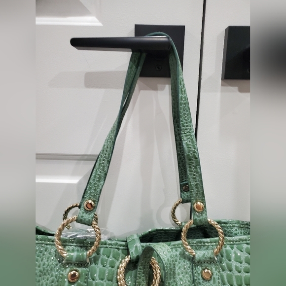 Ivanka Trump Croc Simulated Leather Tote - Picture 4 of 14